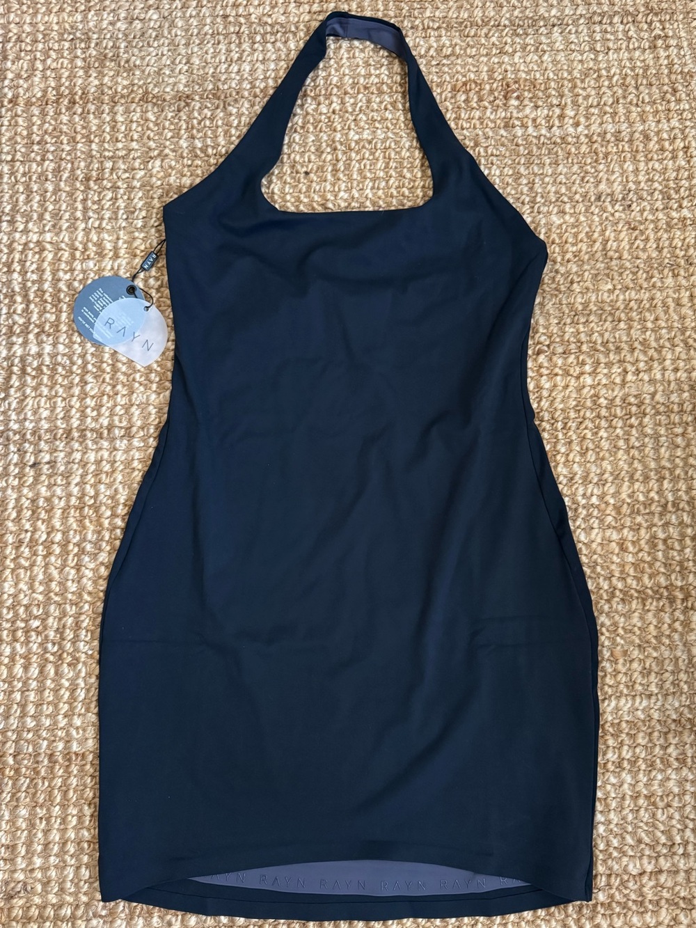 Black Halter Bodycon Dress